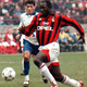Getting ahead. George Weah, playing for AC Milan in 1997.